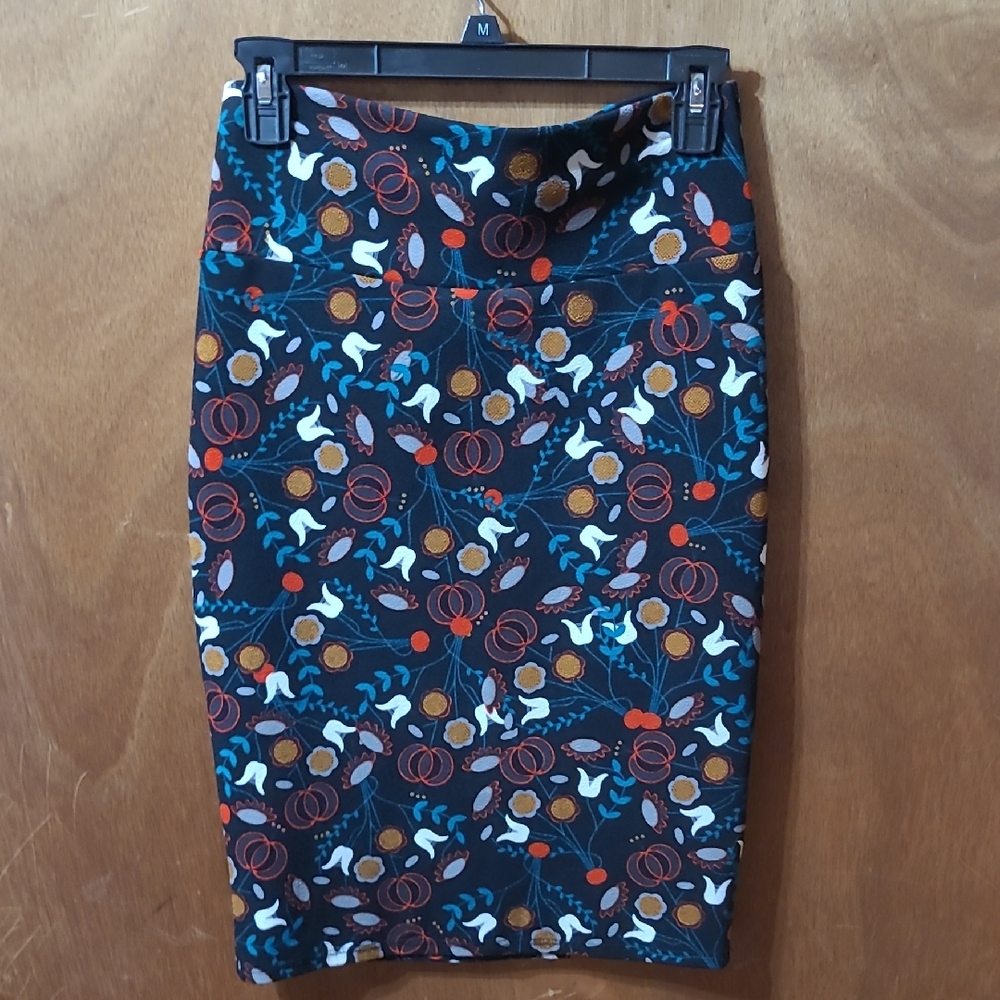 LuLaRoe Multicolor Floral Pencil Skirt